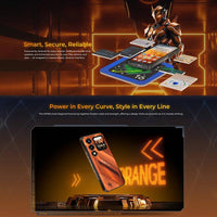 Oukitel WP66 5G Rugged Phone, 12 GB + 512 GB, seitlicher Fingerabdrucksensor, 6,6 Zoll, Android 16.0, MTK Dimensity 7025 Octa-Core-Prozessor, NFC, OTG, Netzwerk: 5G