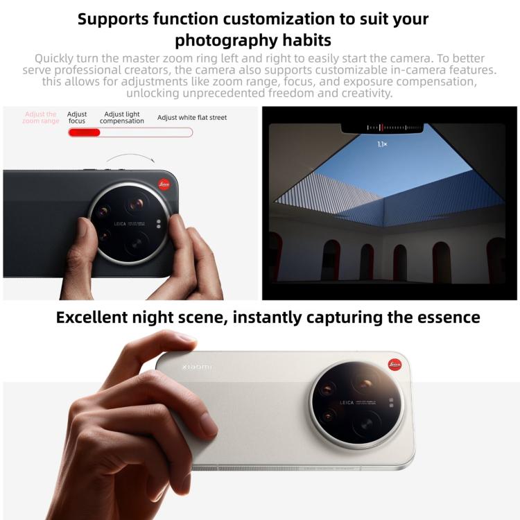 Xiaomi 17 Ultra von Leica, 16 GB + 1 TB, 3D-Ultraschall-Fingerabdrucksensor, 6,9 Zoll Xiaomi HyperOS 3, Snapdragon 8 Elite Gen 5 Octa-Core-Prozessor, NFC, Netzwerk: 5G, By Leica, 16GB+1TB