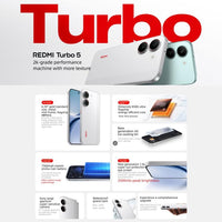 Xiaomi Redmi Turbo 5, 12 GB + 256 GB, 6,59 Zoll, Xiaomi HyperOS 3, Dimensity 8500-Ultra Octa-Core-Prozessor, NFC, Netzwerk: 5G, 12GB+256GB