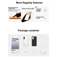 Xiaomi Redmi Turbo 5 Max, 12 GB + 256 GB, 6,83 Zoll, Xiaomi HyperOS 3, Dimensity 9500s Octa-Core-Prozessor, NFC, Netzwerk: 5G, 12GB+256GB