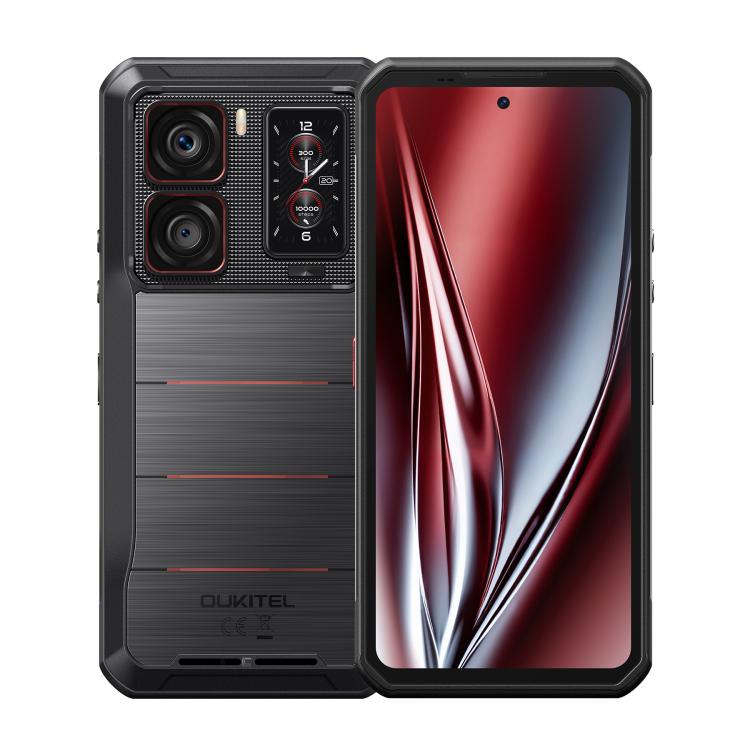 Oukitel WP300 Rugged Phone mit Smartwatch, 12 GB + 512 GB, 6,8 Zoll, Android 15, MediaTek Dimensity 7050 Octa-Core-Prozessor, NFC, OTG, 5G-Netzwerk