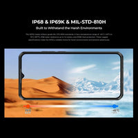 Oukitel WP52 5G Robustes Telefon, 4 GB + 256 GB, 6,6 Zoll Android 14.0 MediaTek Dimensity 6100+ Octa-Core 3,0 GHz, NFC, OTG, Netzwerk: 5G, WP52