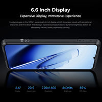 Oukitel WP52 5G Robustes Telefon, 4 GB + 256 GB, 6,6 Zoll Android 14.0 MediaTek Dimensity 6100+ Octa-Core 3,0 GHz, NFC, OTG, Netzwerk: 5G, WP52