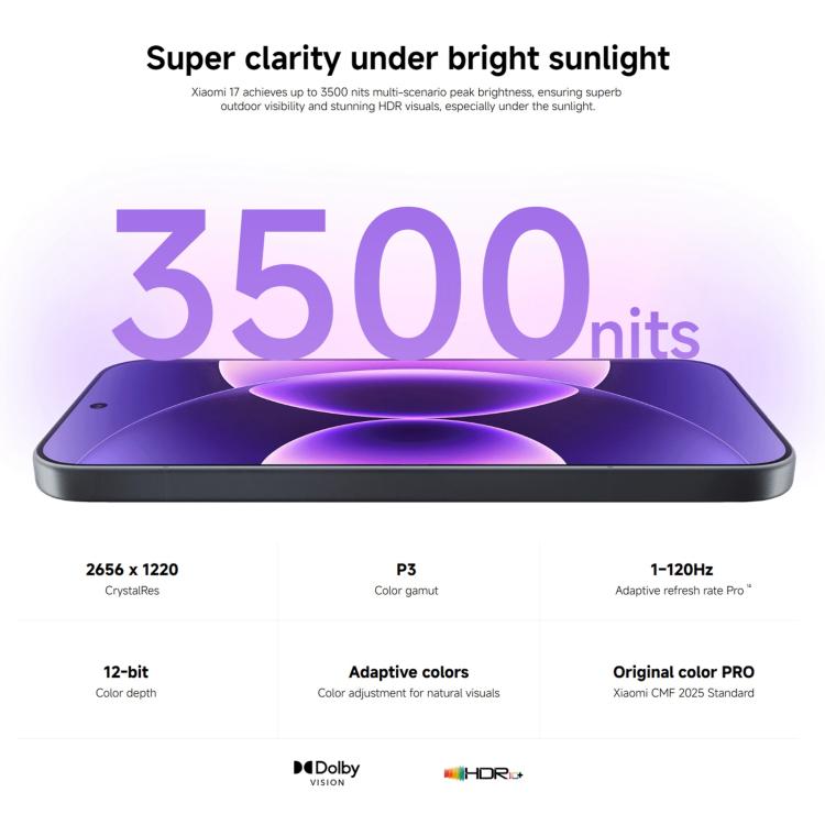 Xiaomi 17 Global 5G Smartphone – 12GB RAM, Snapdragon 8 Elite & Ultraschall-Fingerabdruck