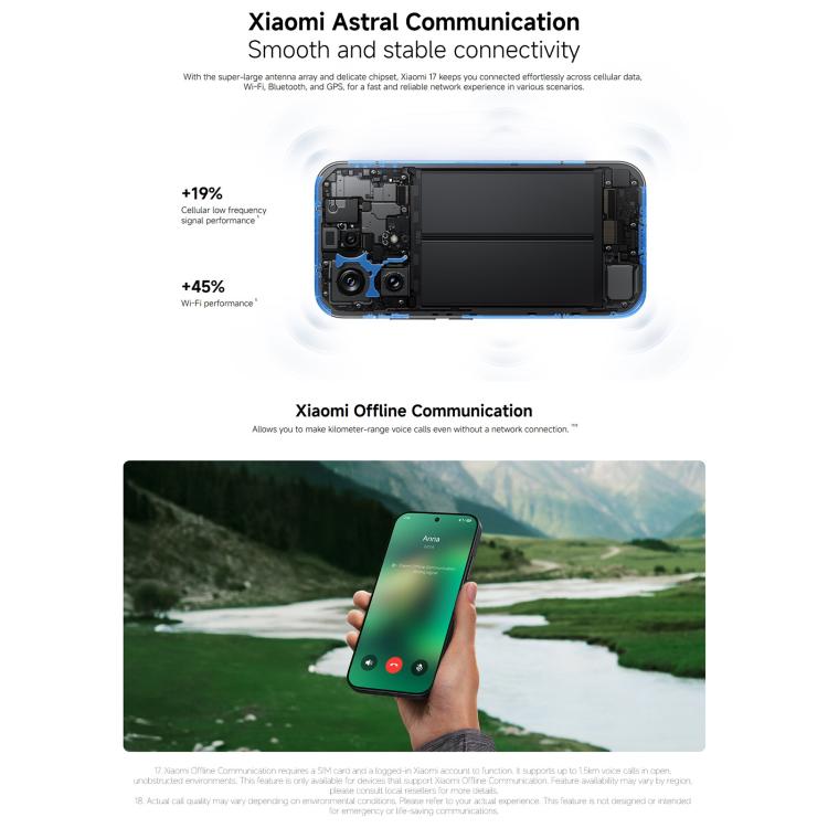 Xiaomi 17 Global 5G Smartphone – 12GB RAM, Snapdragon 8 Elite & Ultraschall-Fingerabdruck