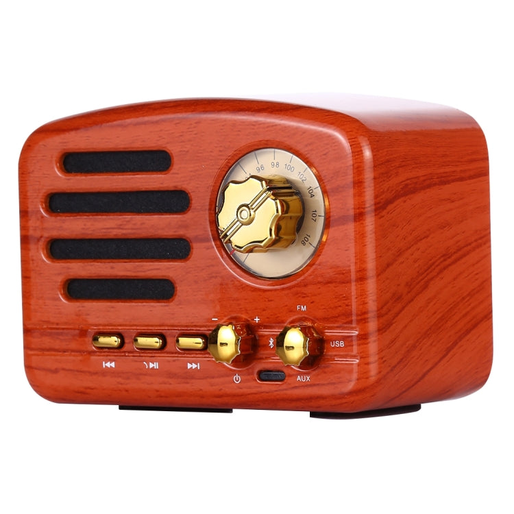 Elvis Angel MA-1500 Retro-Bluetooth-HiFi-Radio-Lautsprecher mit buntem LED-Licht, unterstützt USB & FM & 3,5 mm Aux