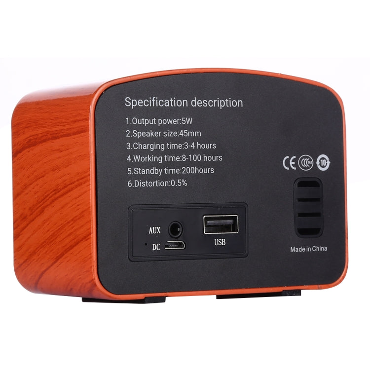 Elvis Angel MA-1500 Retro-Bluetooth-HiFi-Radio-Lautsprecher mit buntem LED-Licht, unterstützt USB & FM & 3,5 mm Aux