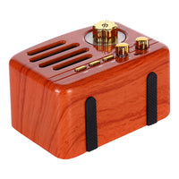 Elvis Angel MA-1500 Retro-Bluetooth-HiFi-Radio-Lautsprecher mit buntem LED-Licht, unterstützt USB & FM & 3,5 mm Aux