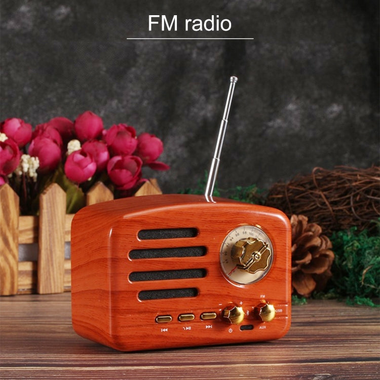Elvis Angel MA-1500 Retro-Bluetooth-HiFi-Radio-Lautsprecher mit buntem LED-Licht, unterstützt USB & FM & 3,5 mm Aux