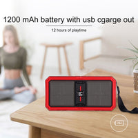 G36 DC 5V tragbarer kabelloser Bluetooth-Lautsprecher mit Freisprechfunktion, unterstützt USB und TF-Karte sowie 3,5 mm Aux und FM, G36