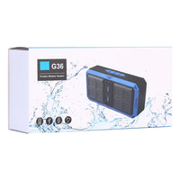 G36 DC 5V tragbarer kabelloser Bluetooth-Lautsprecher mit Freisprechfunktion, unterstützt USB und TF-Karte sowie 3,5 mm Aux und FM, G36