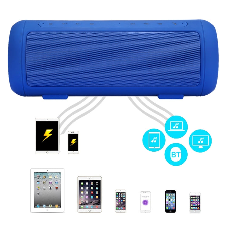 Mit integriertem Mikrofon und Griff, unterstützt Freisprechanrufe, TF-Karte, AUX-Eingang und Powerbank, Bluetooth-Entfernung: 10 m