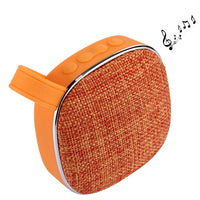 X25 Tragbarer Bluetooth-Stereolautsprecher im Stoffdesign mit integriertem Mikrofon, unterstützt Freisprechanrufe, TF-Karte und AUX-IN, Bluetooth-Entfernung: 10 m