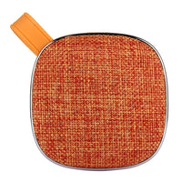 X25 Tragbarer Bluetooth-Stereolautsprecher im Stoffdesign mit integriertem Mikrofon, unterstützt Freisprechanrufe, TF-Karte und AUX-IN, Bluetooth-Entfernung: 10 m