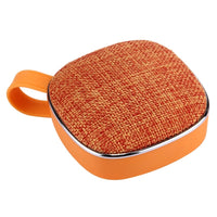 X25 Tragbarer Bluetooth-Stereolautsprecher im Stoffdesign mit integriertem Mikrofon, unterstützt Freisprechanrufe, TF-Karte und AUX-IN, Bluetooth-Entfernung: 10 m