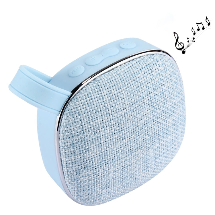 X25 Tragbarer Bluetooth-Stereolautsprecher im Stoffdesign mit integriertem Mikrofon, unterstützt Freisprechanrufe, TF-Karte und AUX-IN, Bluetooth-Entfernung: 10 m