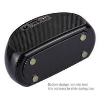 Mit integriertem Mikrofon, unterstützt Freisprechanrufe, TF-Karte, AUX-Eingang und FM, Bluetooth-Entfernung: 10 m