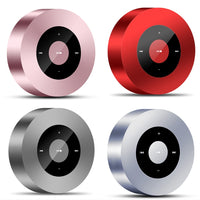 A8 Tragbarer Stereo-Bluetooth-Lautsprecher mit integriertem Mikrofon, unterstützt Freisprechanrufe / TF-Karte / AUX-IN, Pink, Gold, Grey, Red, Silver