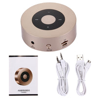 A8 Tragbarer Stereo-Bluetooth-Lautsprecher mit integriertem Mikrofon, unterstützt Freisprechanrufe / TF-Karte / AUX-IN, Pink, Gold, Grey, Red, Silver