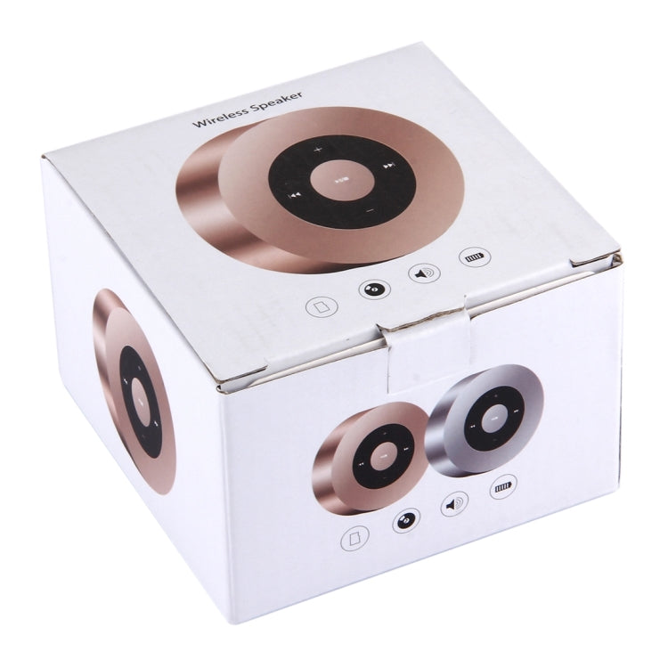 A8 Tragbarer Stereo-Bluetooth-Lautsprecher mit integriertem Mikrofon, unterstützt Freisprechanrufe / TF-Karte / AUX-IN, Pink, Gold, Grey, Red, Silver