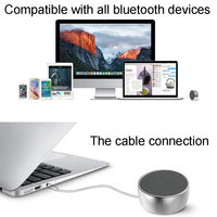 BS01 Tragbarer Bluetooth-Lautsprecher, unterstützt Freisprechanrufe, TF-Karte und AUX-IN