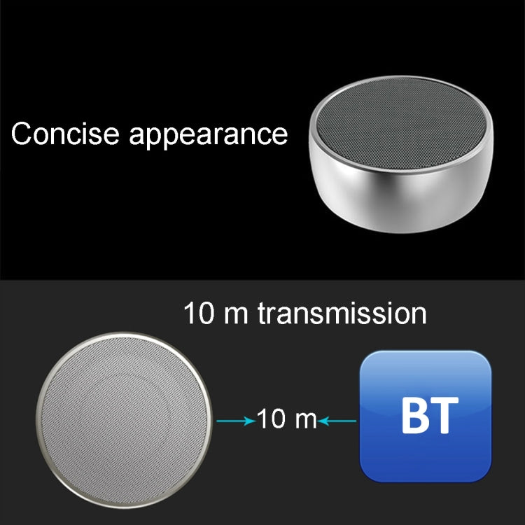 BS01 Tragbarer Bluetooth-Lautsprecher, unterstützt Freisprechanrufe, TF-Karte und AUX-IN