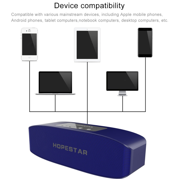 HOPESTAR H11 Mini tragbarer Kaninchen-Bluetooth-Lautsprecher, integriertes Mikrofon, unterstützt AUX / Freisprechanruf / FM / TF, H11
