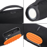 Eingebautes Mikrofon, unterstützt TF-Karte und AUX-Eingang, Bluetooth-Entfernung: 10 m