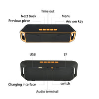 Unterstützt Freisprechanrufe, TF-Karte, U-Disk, AUX-Audio und FM-Funktion