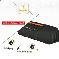 Unterstützt Freisprechanrufe, TF-Karte, U-Disk, AUX-Audio und FM-Funktion