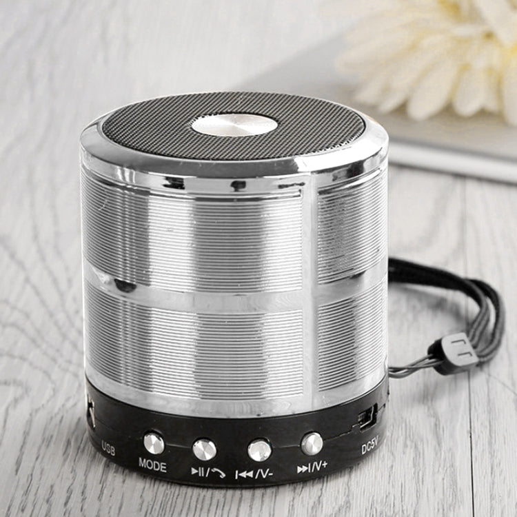 WS-887 Bluetooth-Lautsprecher mit Trageband, unterstützt Freisprechen, FM, U-Disk, TF-Karte und AUX