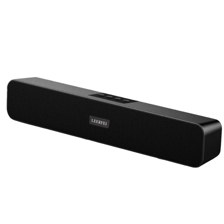 LEERFEI E91 10 W langer Balkenform, Dual-Lautsprecher, Multimedia-Radio, Bluetooth-Audio, unterstützt TF-Karte/U-Disk/3,5 mm AUX, unterstützt TF-Karte/U-Disk/3,5 mm AUX