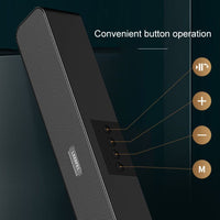 LEERFEI E91 10 W langer Balkenform, Dual-Lautsprecher, Multimedia-Radio, Bluetooth-Audio, unterstützt TF-Karte/U-Disk/3,5 mm AUX, unterstützt TF-Karte/U-Disk/3,5 mm AUX