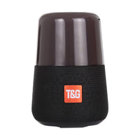 T&G TG168 Tragbarer kabelloser Bluetooth V5.0-Stereolautsprecher mit Griff, integriertem Mikrofon, unterstützt blinkendes LED-Licht, TF-Karte, U-Disk, AUX-IN und FM, TG168
