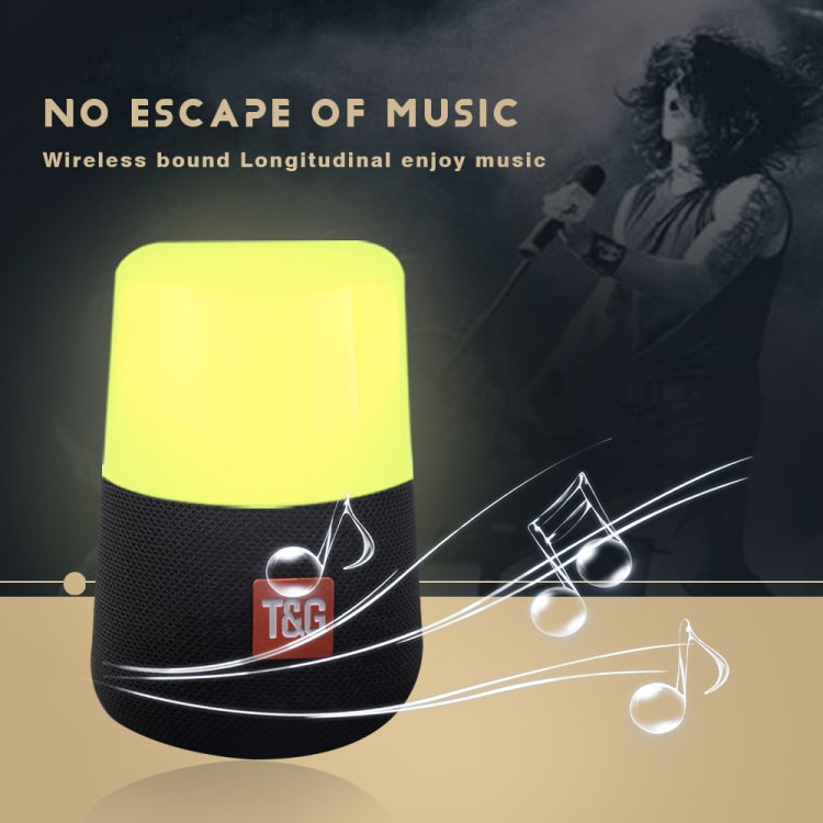 T&G TG168 Tragbarer kabelloser Bluetooth V5.0-Stereolautsprecher mit Griff, integriertem Mikrofon, unterstützt blinkendes LED-Licht, TF-Karte, U-Disk, AUX-IN und FM, TG168