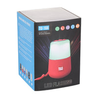 T&G TG168 Tragbarer kabelloser Bluetooth V5.0-Stereolautsprecher mit Griff, integriertem Mikrofon, unterstützt blinkendes LED-Licht, TF-Karte, U-Disk, AUX-IN und FM, TG168