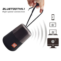 T&G TG168 Tragbarer kabelloser Bluetooth V5.0-Stereolautsprecher mit Griff, integriertem Mikrofon, unterstützt blinkendes LED-Licht, TF-Karte, U-Disk, AUX-IN und FM, TG168