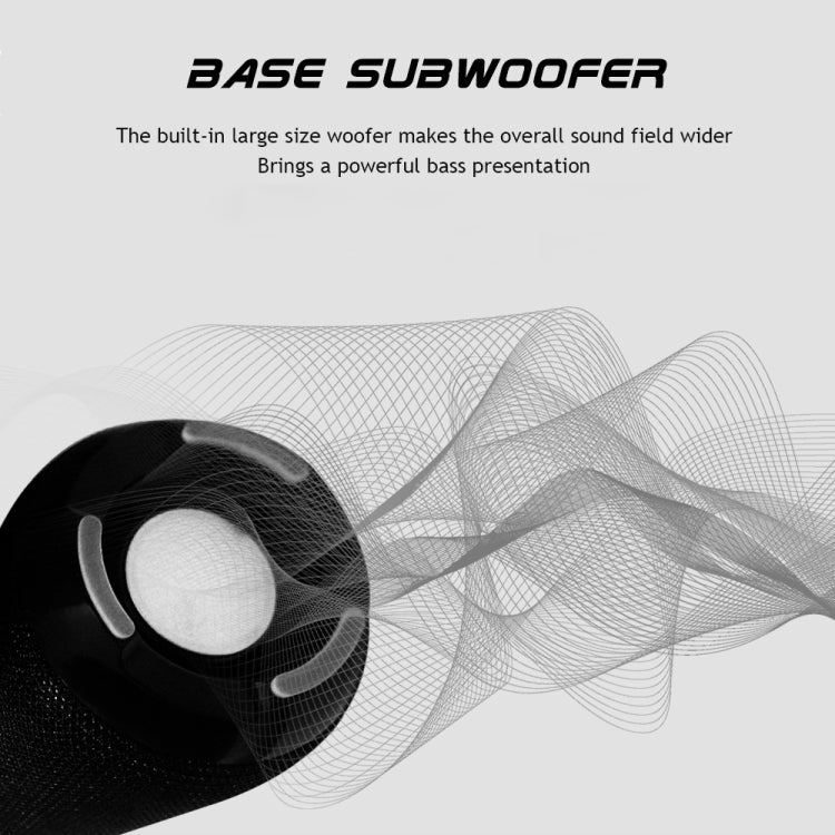 T&G TG168 Tragbarer kabelloser Bluetooth V5.0-Stereolautsprecher mit Griff, integriertem Mikrofon, unterstützt blinkendes LED-Licht, TF-Karte, U-Disk, AUX-IN und FM, TG168