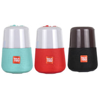T&G TG168 Tragbarer kabelloser Bluetooth V5.0-Stereolautsprecher mit Griff, integriertem Mikrofon, unterstützt blinkendes LED-Licht, TF-Karte, U-Disk, AUX-IN und FM, TG168