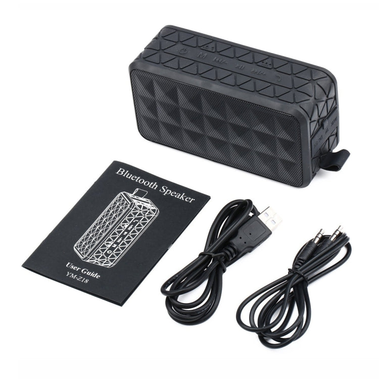 Z18 3ATM wasserdichter Bluetooth-Lautsprecher mit Aufhängehaken, unterstützt Freisprechanrufe, TF-Karte und AUX