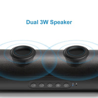 Mit integriertem Mikrofon, LED und Aufhängehaken, unterstützt Freisprechanrufe und TF-Karte, Bluetooth-Entfernung: 10 m
