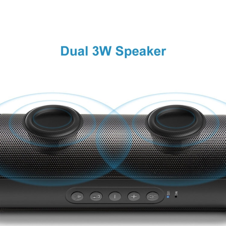 Mit integriertem Mikrofon, LED und Aufhängehaken, unterstützt Freisprechanrufe und TF-Karte, Bluetooth-Entfernung: 10 m