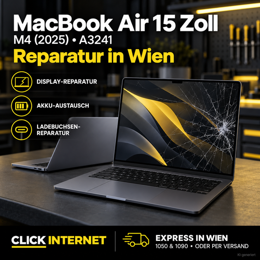 MacBook Air 15" M4 (2025) A3241 Reparatur Wien | Express Service & Versand