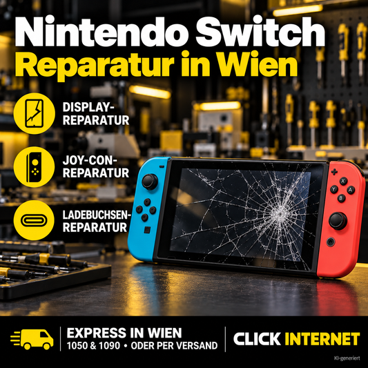 Nintendo Switch Reparatur Wien | Display, Joy-Con & Ladebuchse