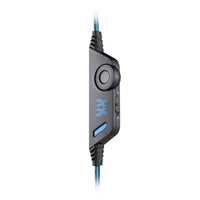 KOTION EACH G9000 3,5-mm-Game-Gaming-Kopfhörer-Headset mit Mikrofon-LED-Licht für Laptop/Tablet/Handys, Kabellänge: ca. 2,2 m, G9000