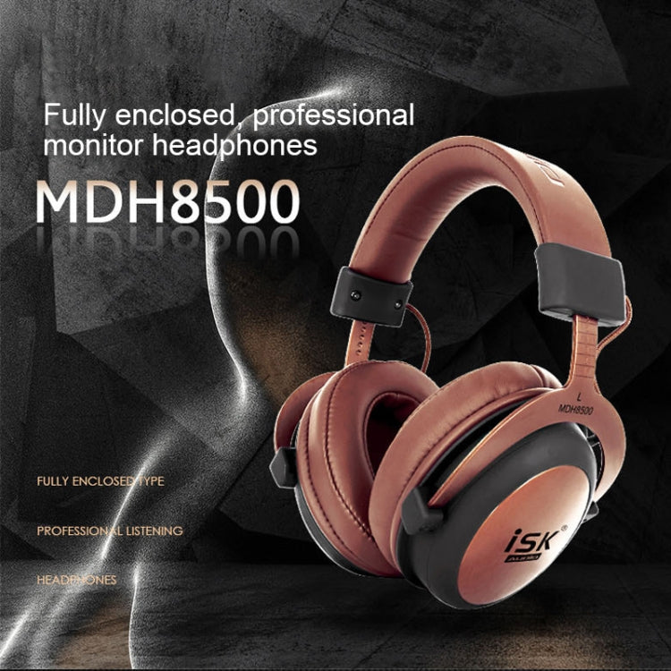 ISK MDH8500 Vollständig geschlossener, dynamischer Stereo-Monitor, kabelgebundener Headset-Studiokopfhörer mit Geräuschunterdrückung