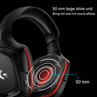 Logitech G331 Dolby 7.1 Surround Sound Stereo Folding Noise Reduction Competition Gaming Headset, G331