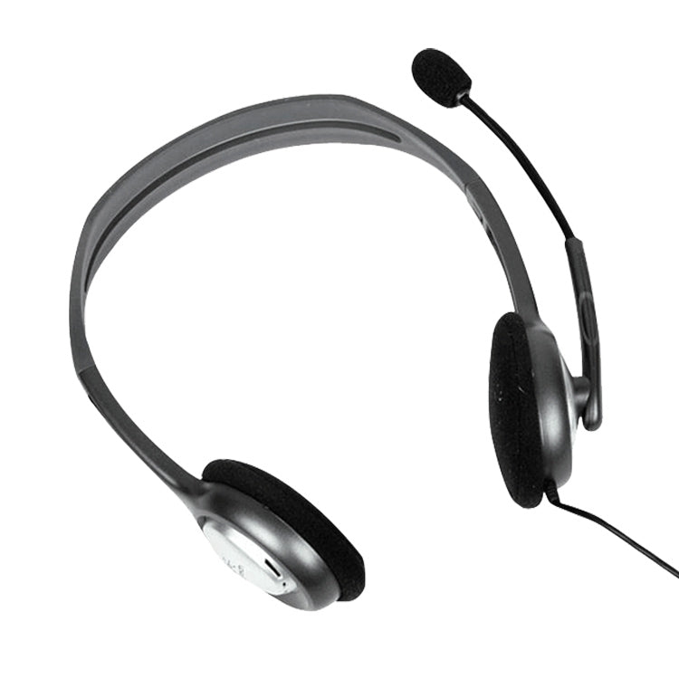 Logitech H110 Stereo-Headset mit zwei 3,5-mm-Audiosteckern, H110