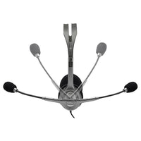 Logitech H110 Stereo-Headset mit zwei 3,5-mm-Audiosteckern, H110