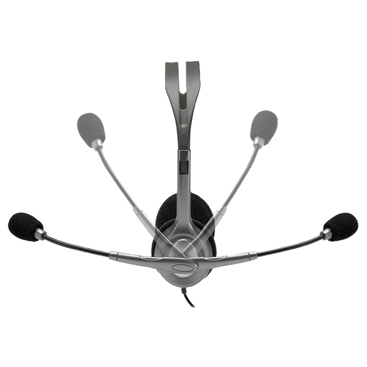 Logitech H110 Stereo-Headset mit zwei 3,5-mm-Audiosteckern, H110